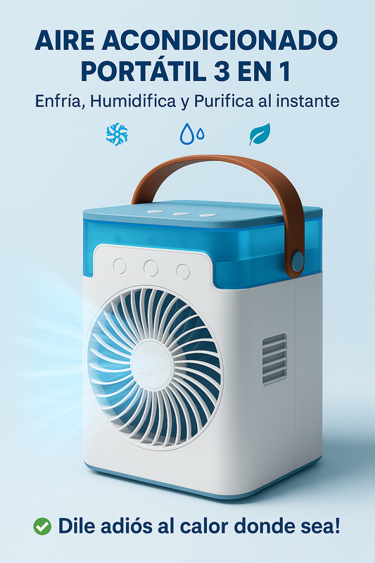 AIRE ACONDICIONADO PORTATIL 3 EN 1